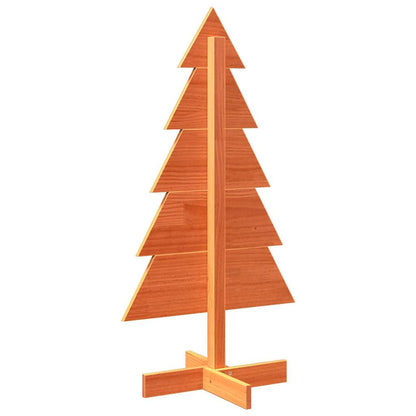 Weihnachtsbaum zum Schmücken Wachsbraun 100cm Massivholz Kiefer - Pazzar.ch