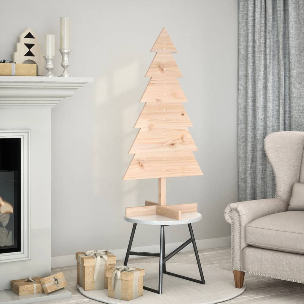 Weihnachtsbaum Holz zum Schmücken 120 cm Massivholz Kiefer - Pazzar.ch