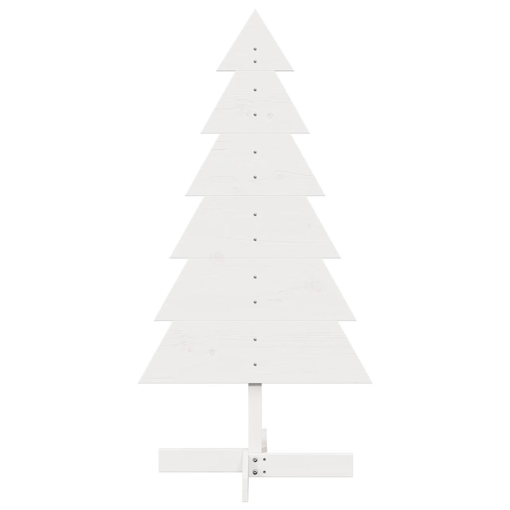 Weihnachtsbaum zum Schmücken Weiß 120 cm Massivholz Kiefer - Pazzar.ch