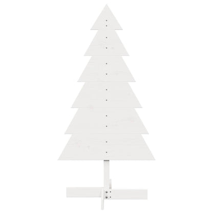 Weihnachtsbaum zum Schmücken Weiß 120 cm Massivholz Kiefer - Pazzar.ch