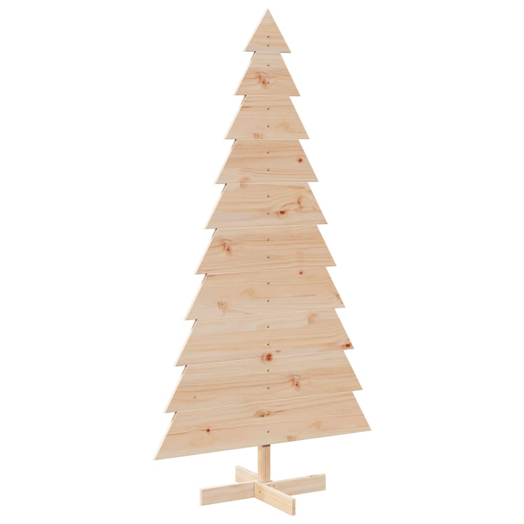 Weihnachtsbaum Holz zum Schmücken 180 cm Massivholz Kiefer