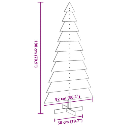 Weihnachtsbaum Holz zum Schmücken 180 cm Massivholz Kiefer - Pazzar.ch