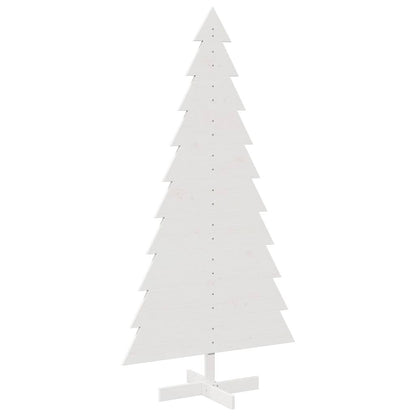 Weihnachtsbaum zum Schmücken Weiß 180 cm Massivholz Kiefer - Pazzar.ch