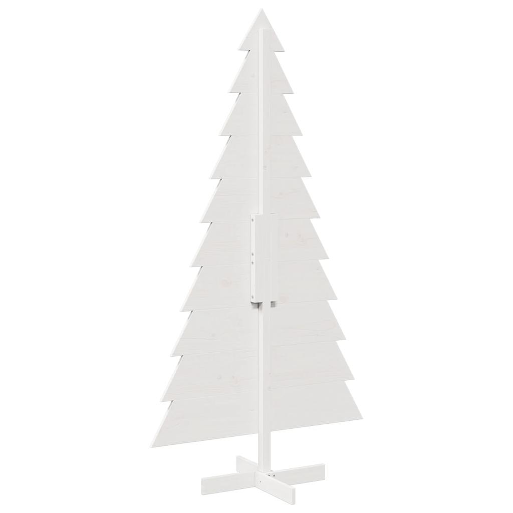 Weihnachtsbaum zum Schmücken Weiß 180 cm Massivholz Kiefer - Pazzar.ch