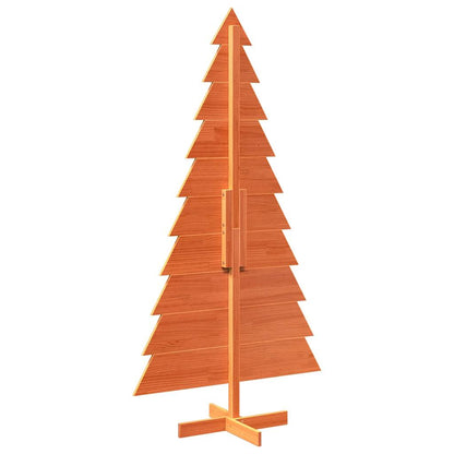 Weihnachtsbaum zum Schmücken Wachsbraun 180cm Massivholz Kiefer - Pazzar.ch