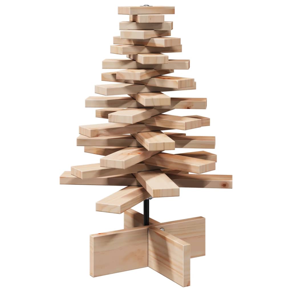 Weihnachtsbaum Holz zum Schmücken 60 cm Massivholz Kiefer - Pazzar.ch