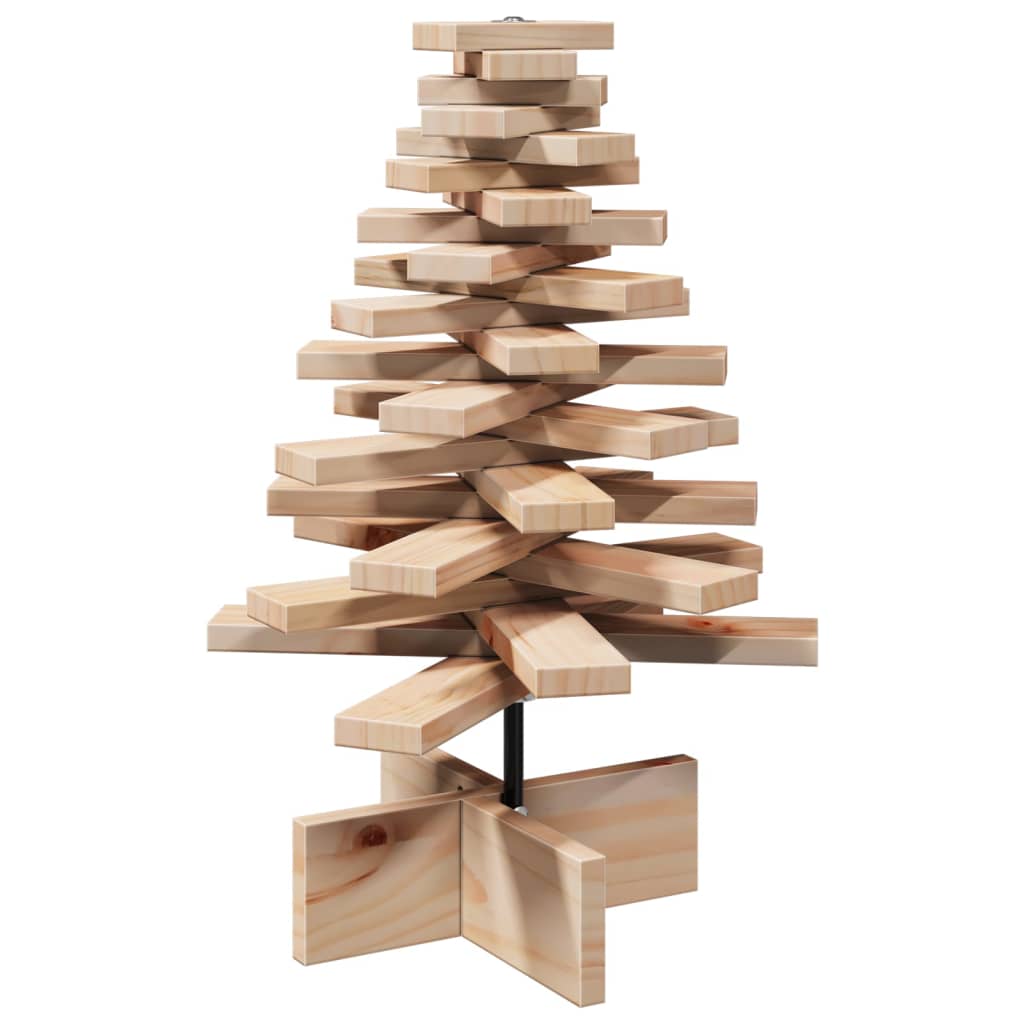 Weihnachtsbaum Holz zum Schmücken 60 cm Massivholz Kiefer - Pazzar.ch