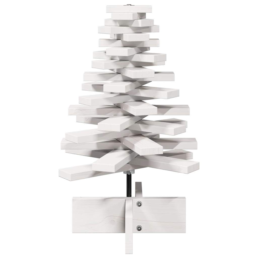 Weihnachtsbaum zum Schmücken Weiß 60 cm Massivholz Kiefer - Pazzar.ch