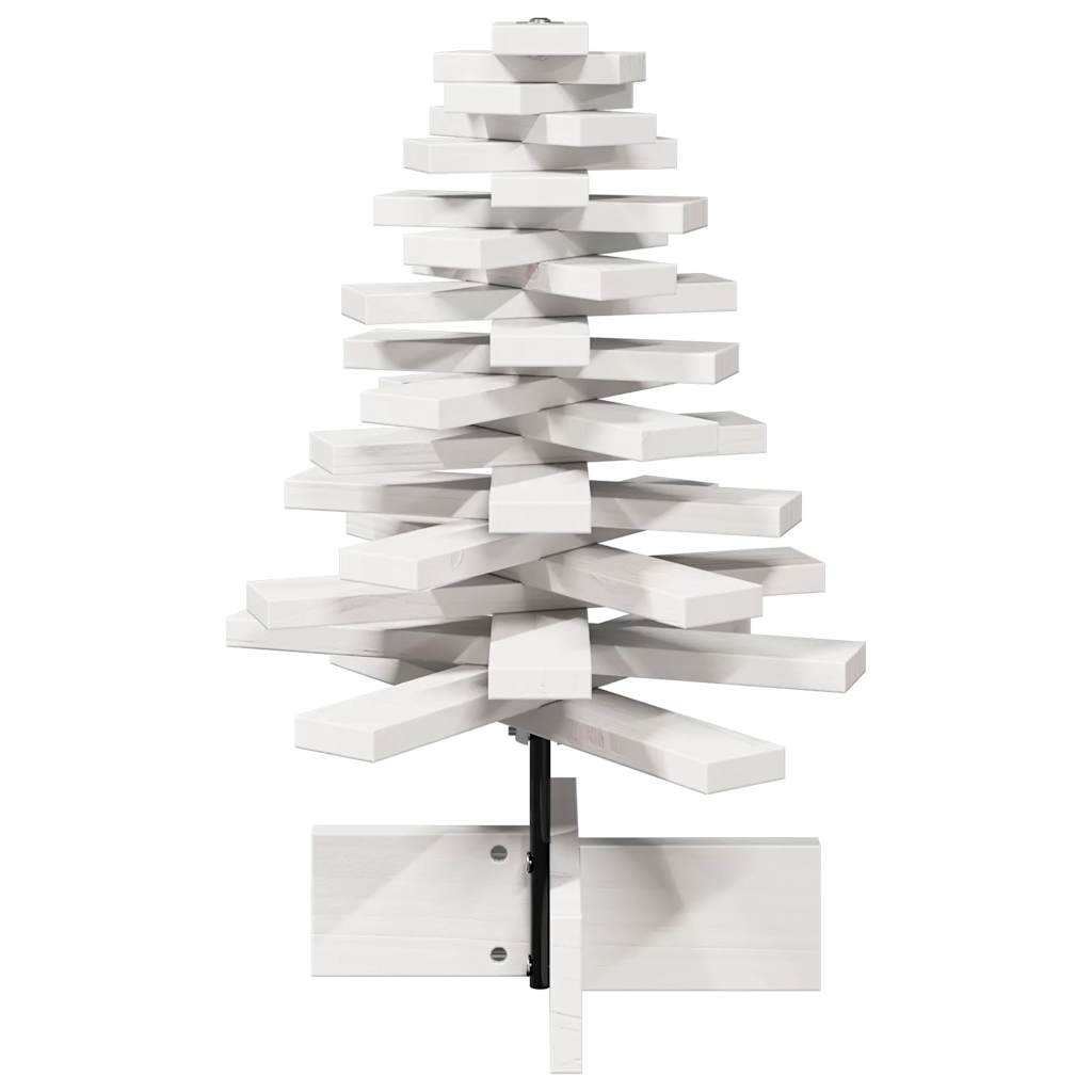 Weihnachtsbaum zum Schmücken Weiß 60 cm Massivholz Kiefer - Pazzar.ch