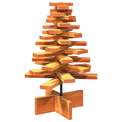 Weihnachtsbaum zum Schmücken Wachsbraun 60 cm Massivholz Kiefer - Pazzar.ch