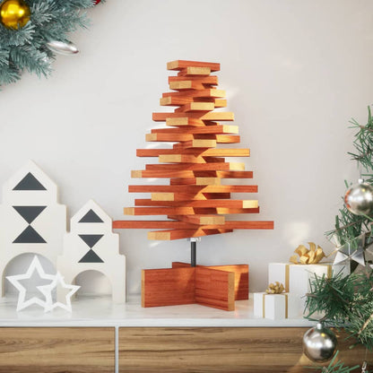 Weihnachtsbaum zum Schmücken Wachsbraun 60 cm Massivholz Kiefer - Pazzar.ch