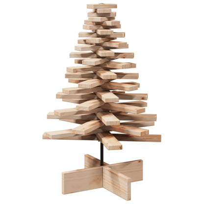 Weihnachtsbaum Holz zum Schmücken 80 cm Massivholz Kiefer - Pazzar.ch