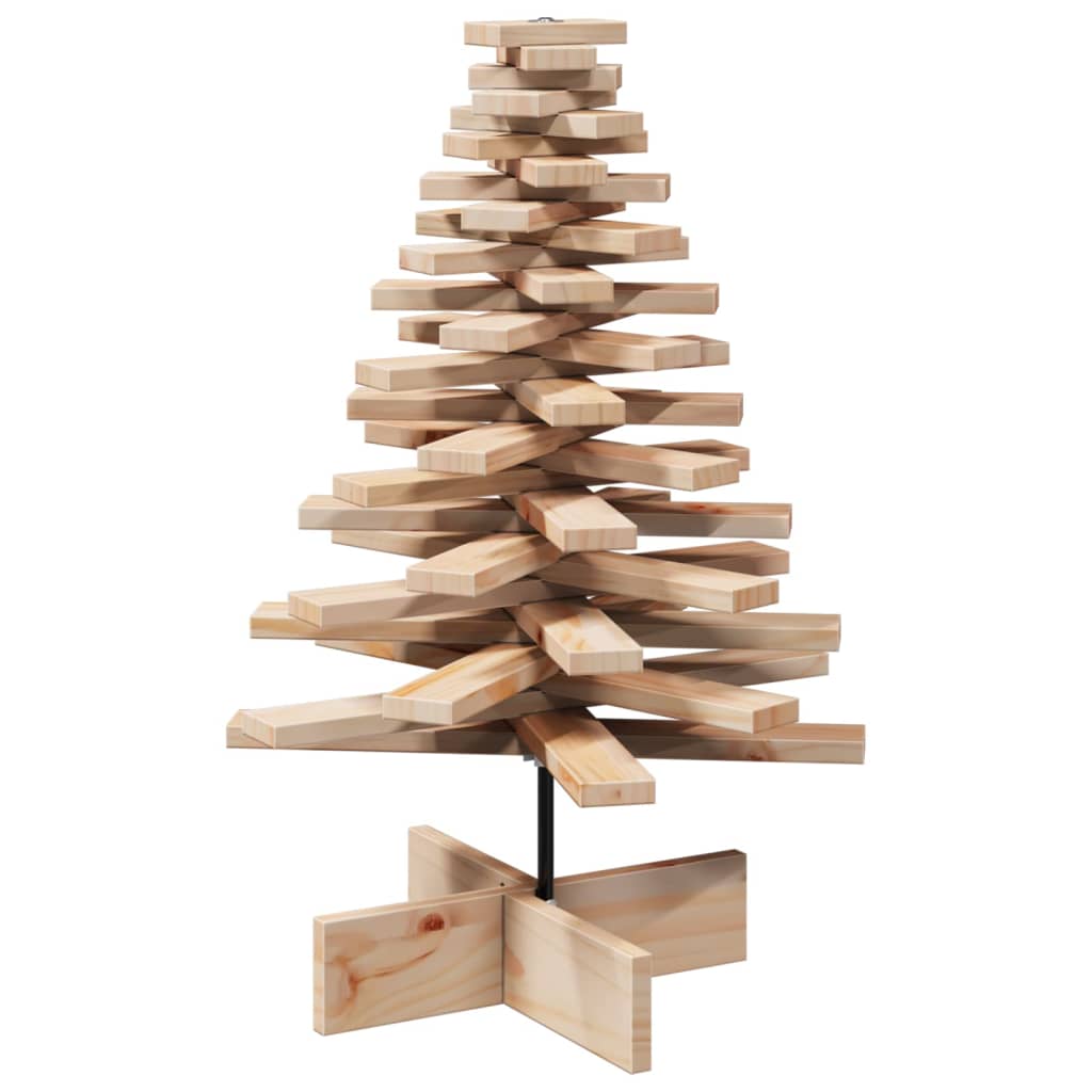 Weihnachtsbaum Holz zum Schmücken 80 cm Massivholz Kiefer - Pazzar.ch