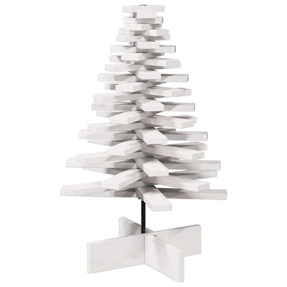 Weihnachtsbaum zum Schmücken Weiß 80 cm Massivholz Kiefer - Pazzar.ch