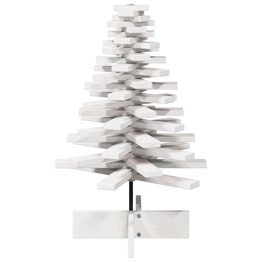 Weihnachtsbaum zum Schmücken Weiß 80 cm Massivholz Kiefer - Pazzar.ch