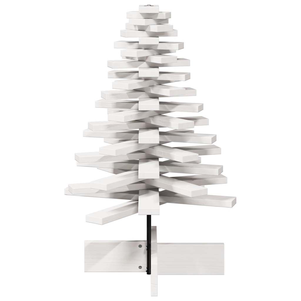 Weihnachtsbaum zum Schmücken Weiß 80 cm Massivholz Kiefer - Pazzar.ch