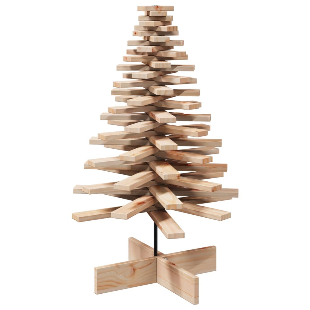 Weihnachtsbaum Holz zum Schmücken 100 cm Massivholz Kiefer - Pazzar.ch