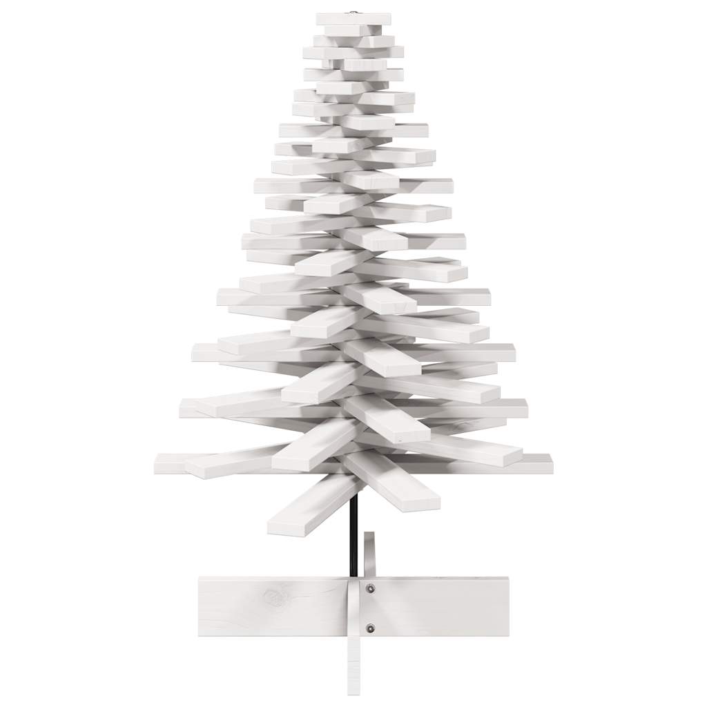 Weihnachtsbaum zum Schmücken Weiß 100 cm Massivholz Kiefer - Pazzar.ch