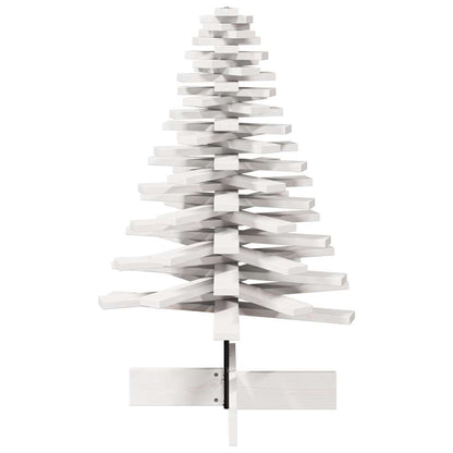 Weihnachtsbaum zum Schmücken Weiß 100 cm Massivholz Kiefer - Pazzar.ch