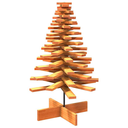 Weihnachtsbaum zum Schmücken Wachsbraun 100cm Massivholz Kiefer - Pazzar.ch