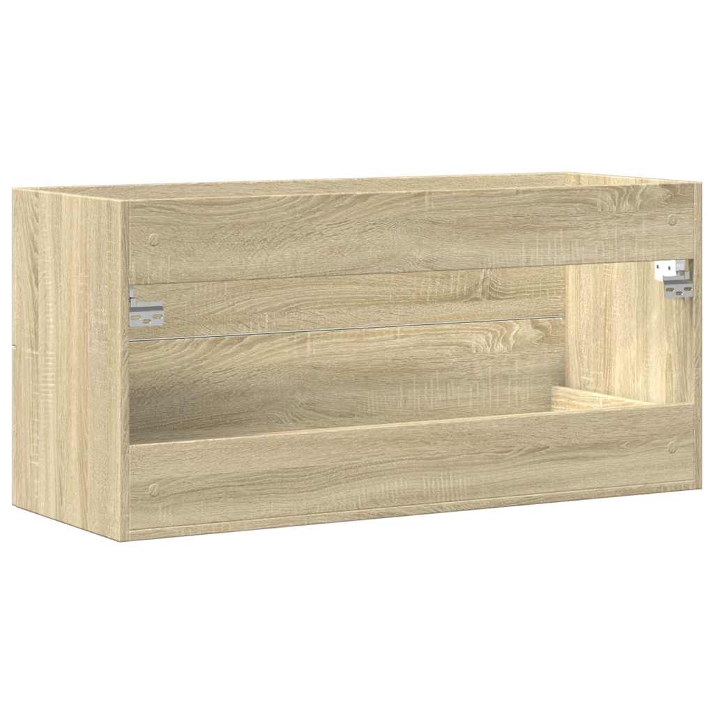 Waschbeckenunterschrank Sonoma-Eiche 100x38,5x48 cm - Pazzar.ch