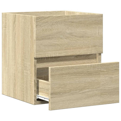 Waschbeckenunterschrank Sonoma-Eiche 41x38,5x45cm Holzwerkstoff - Pazzar.ch