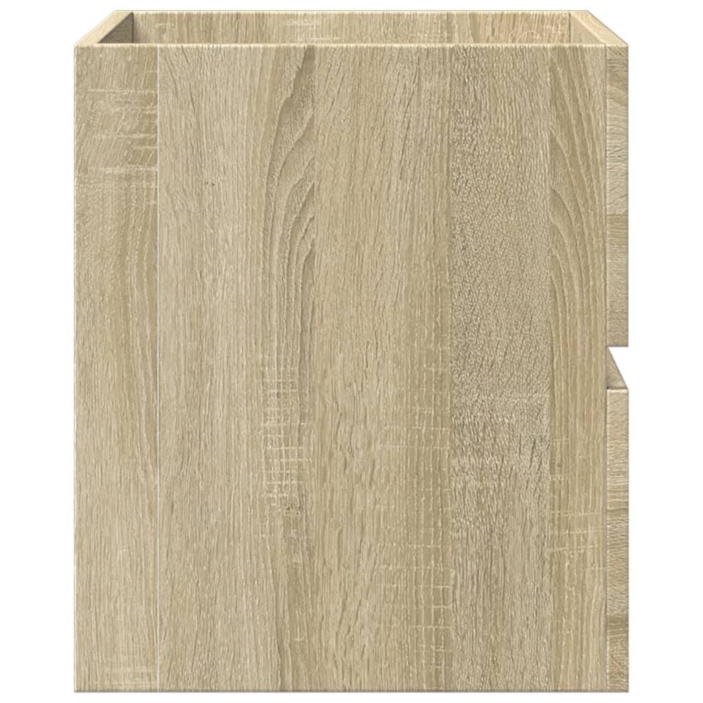 Waschbeckenunterschrank Sonoma-Eiche 41x38,5x45cm Holzwerkstoff