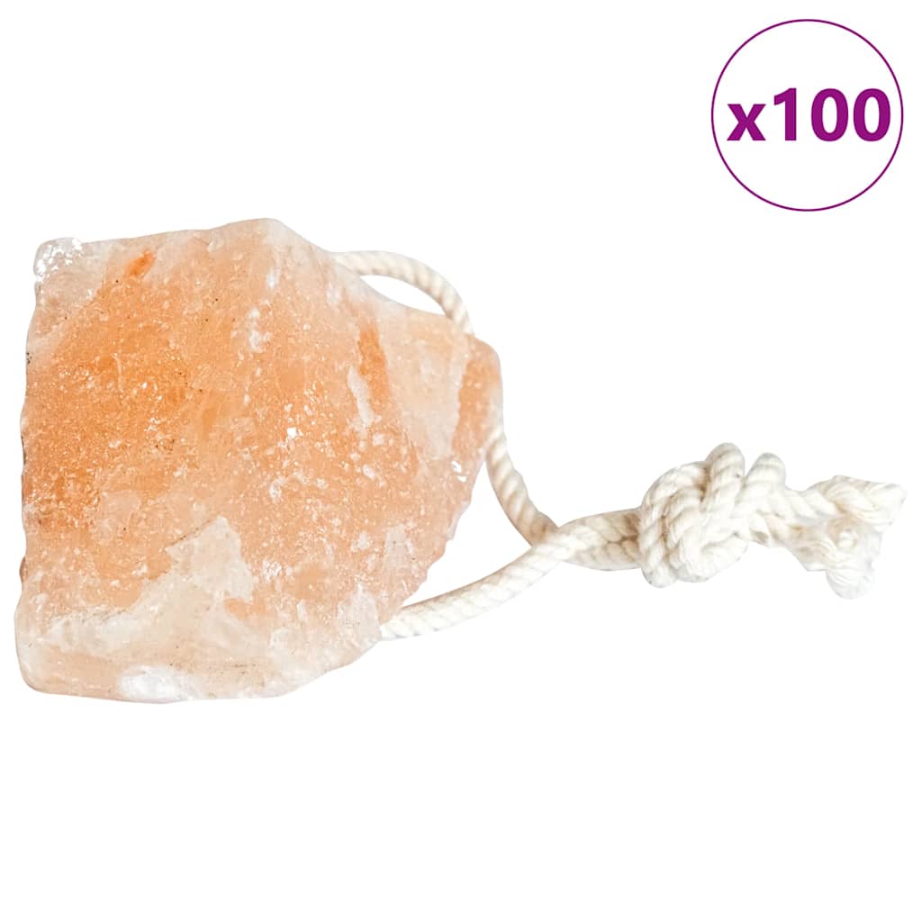 Salzlecksteine 100 pcs Rosa Steinsalz