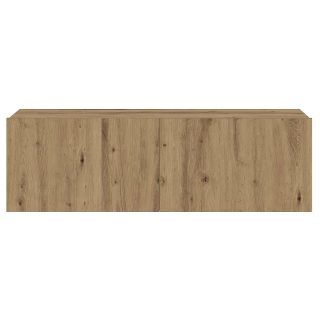 TV-Wandschränke 3 Stk. Artisan-Eiche Holzwerkstoff