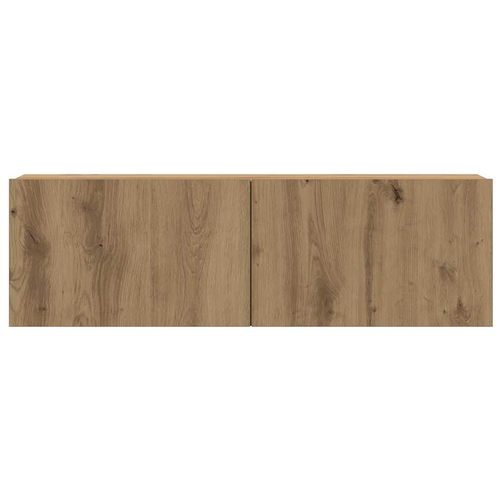 TV-Wandschränke 4 Stk. Artisan-Eiche Holzwerkstoff