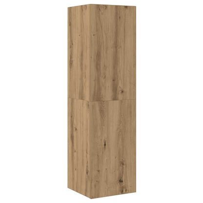 TV-Wandschränke 3 Stk. Artisan-Eiche Holzwerkstoff - Pazzar.ch