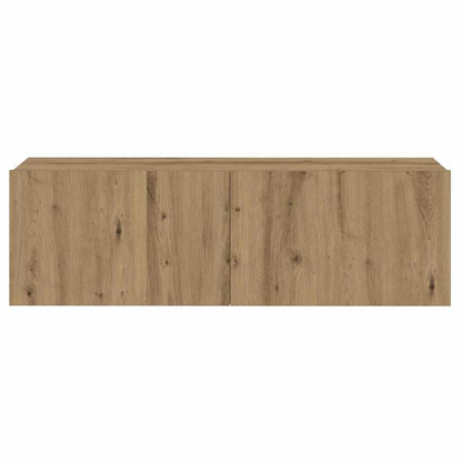 TV-Wandschränke 3 Stk. Artisan-Eiche Holzwerkstoff - Pazzar.ch