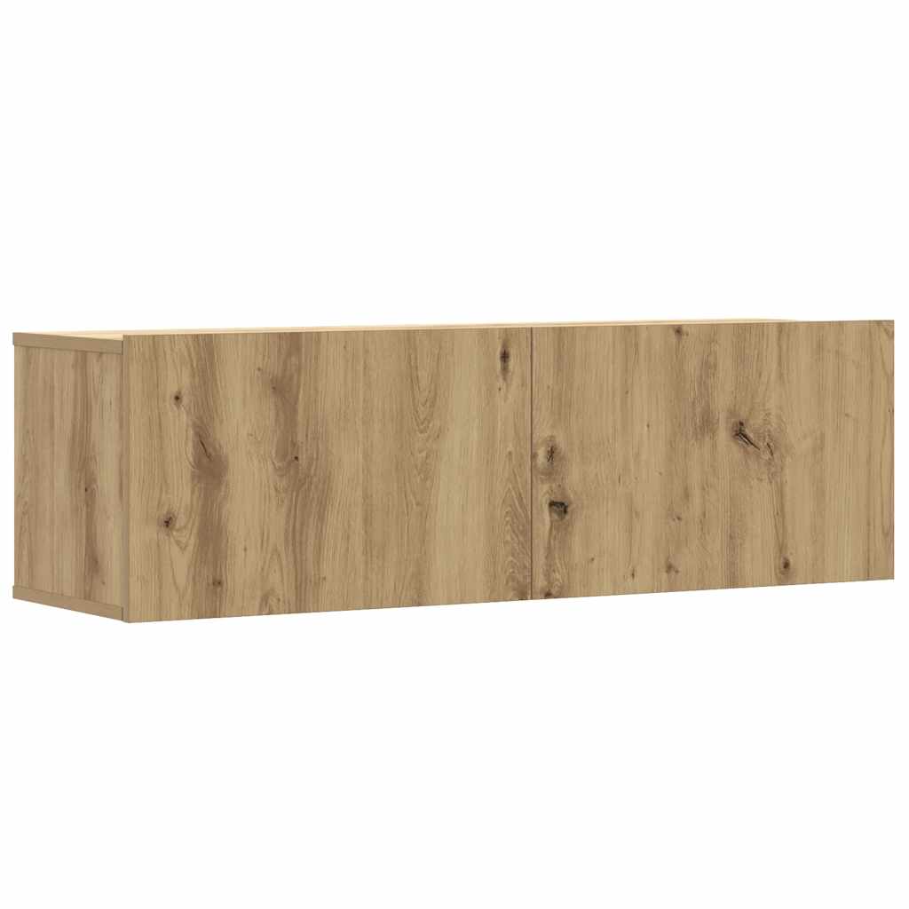 TV-Wandschränke 3 Stk. Artisan-Eiche 100x30x30 cm Holzwerkstoff