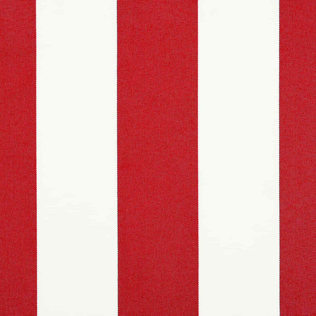 Einziehbare Markise Rot und Weiß 600 × 300 cm Polyester, Metall