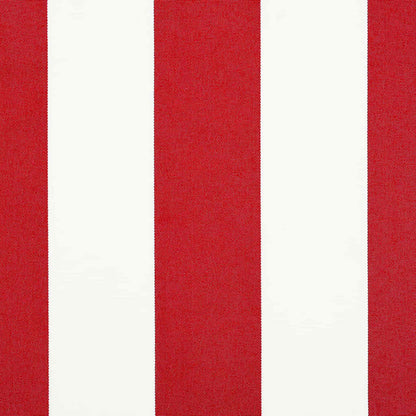 Einziehbare Markise Rot und Weiß 600 × 300 cm Polyester, Metall