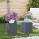 Pflanzenständer 2 pcs Anthrazit 24 x 24 x 35 cm Stahl