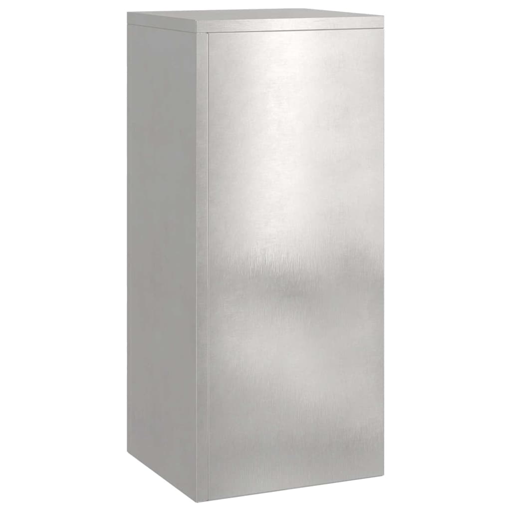 Pflanzenständer 2 pcs Silber 24 x 24 x 55 cm Edelstahl