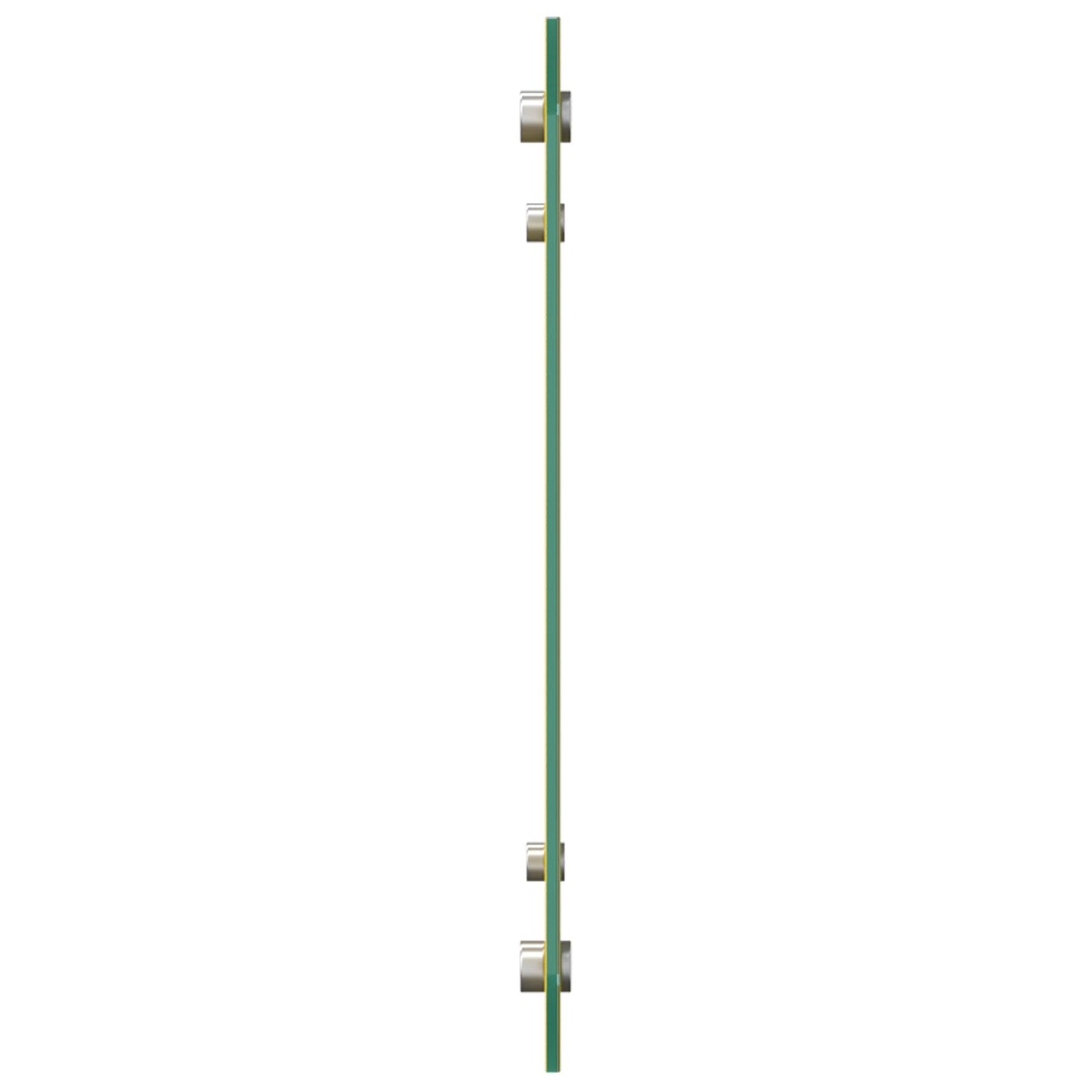 Küchenrückwand Gelb 80x40x0,6 cm aus Sicherheitsglas - Pazzar.ch