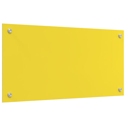 Küchenrückwand Gelb 80x40x0,6 cm aus Sicherheitsglas - Pazzar.ch