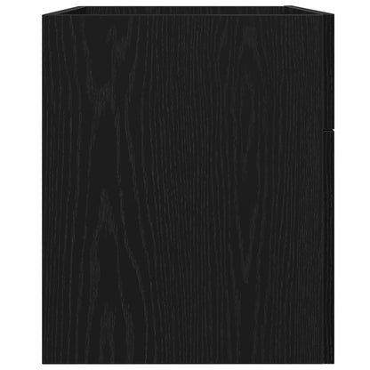 Waschbeckenunterschrank Schwarz Eiche 90x38,5x46 cm Holzwerkstoff - Pazzar.ch