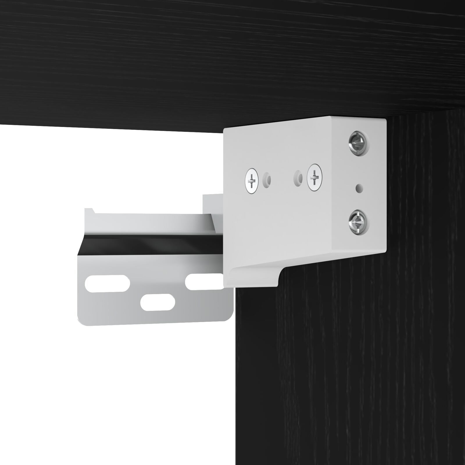 Waschbeckenunterschrank Schwarz Eiche 90x38,5x46 cm Holzwerkstoff