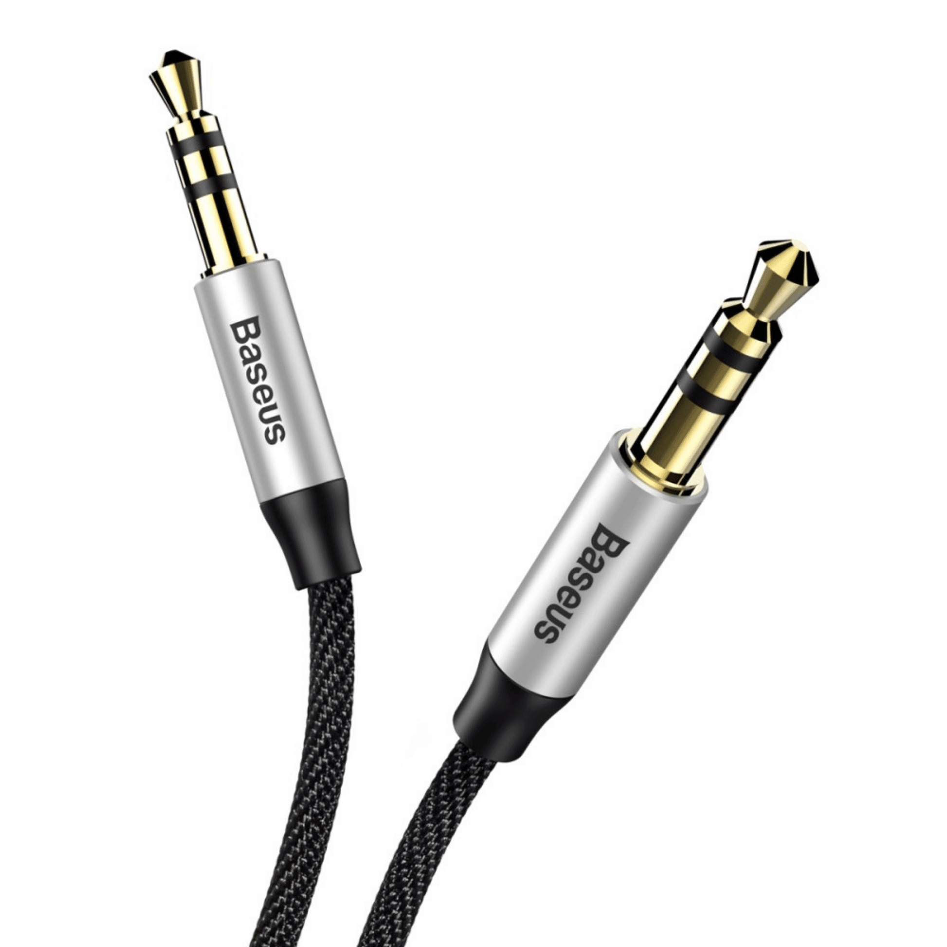 Baseus - (1m) Audio AUX Klinke 3.5mm Kopfhörerstecker Verbindungskabel Yiven Series - Schwarz