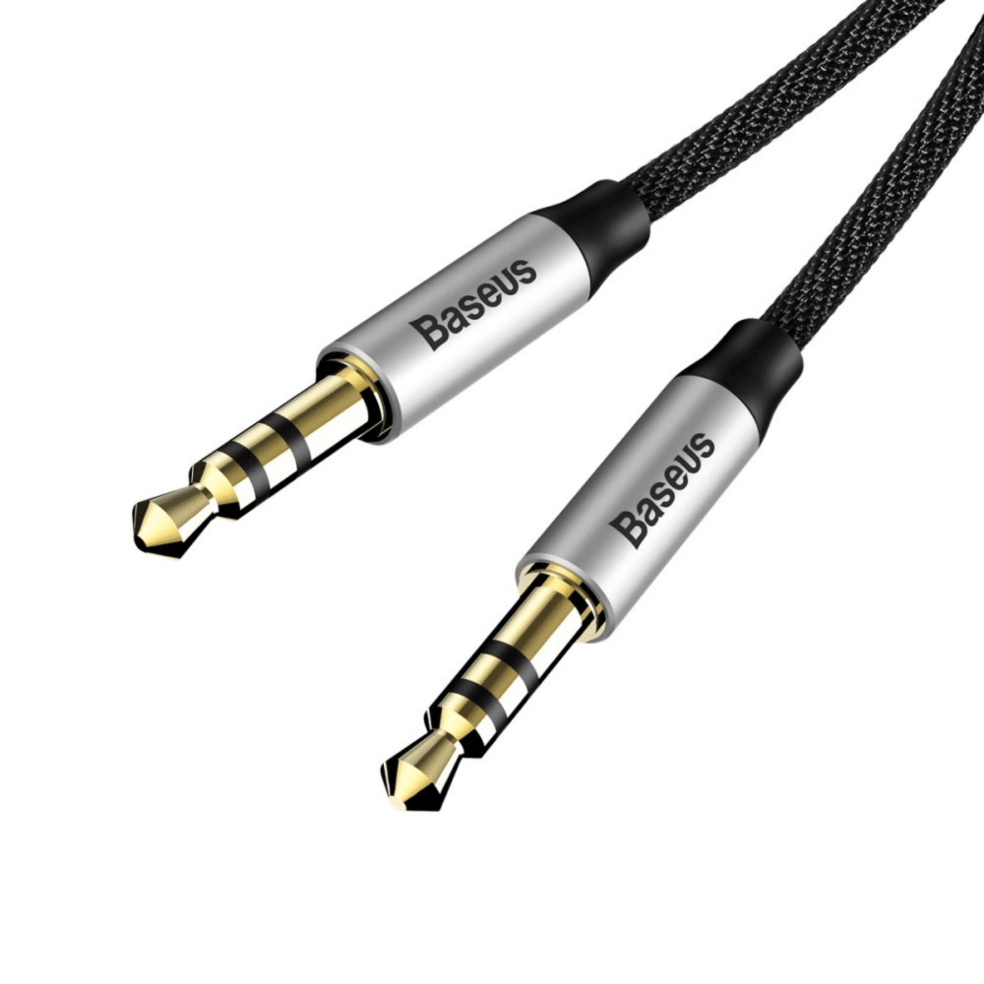 Baseus - (1m) Audio AUX Klinke 3.5mm Kopfhörerstecker Verbindungskabel Yiven Series - Schwarz