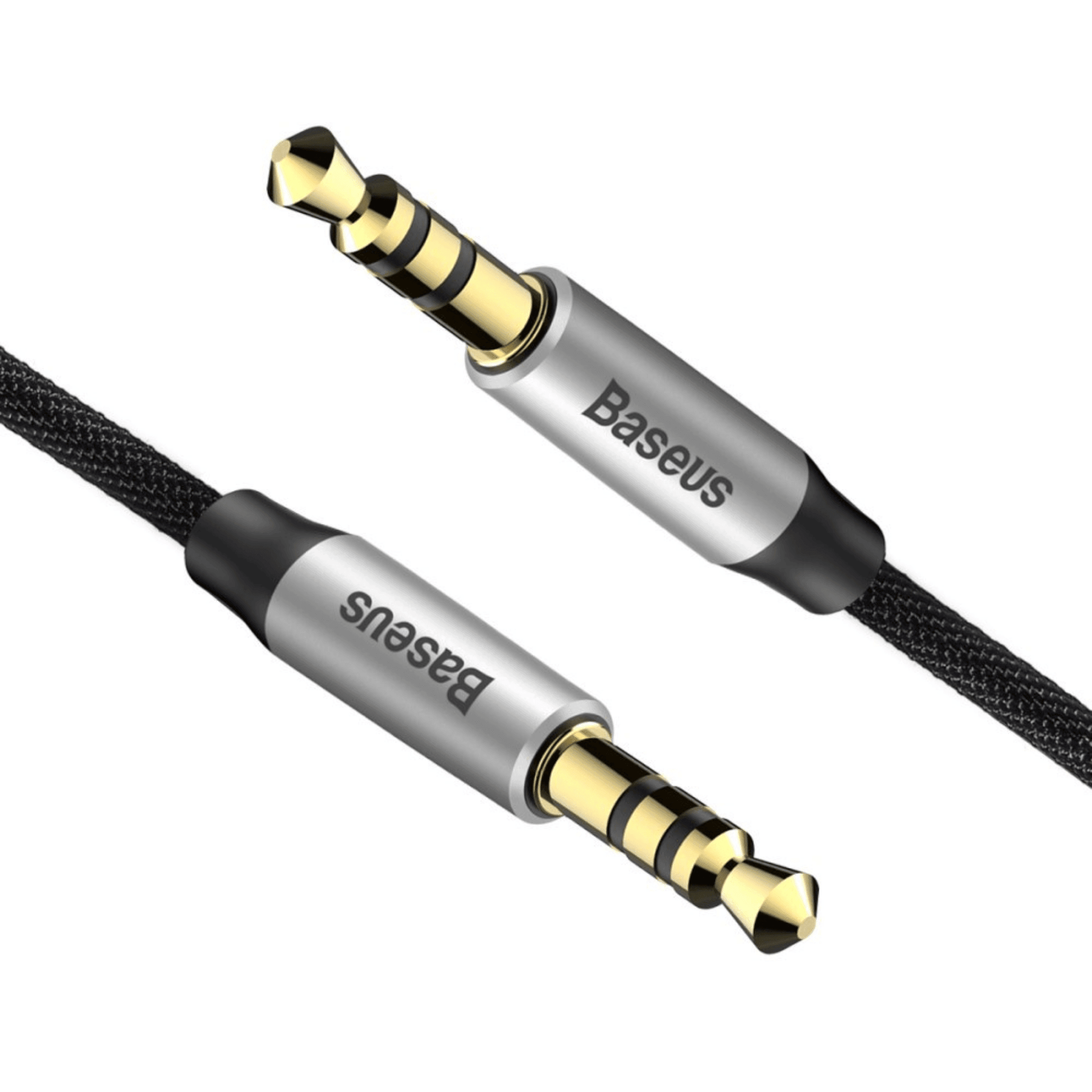 Baseus - (1m) Audio AUX Klinke 3.5mm Kopfhörerstecker Verbindungskabel Yiven Series - Schwarz