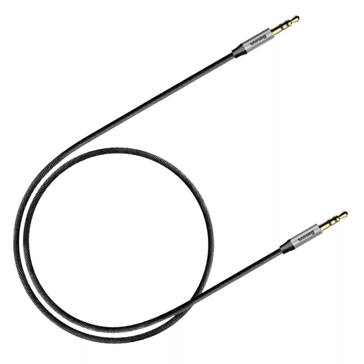 Baseus - (1m) Audio AUX Klinke 3.5mm Kopfhörerstecker Verbindungskabel Yiven Series - Schwarz - Pazzar.ch