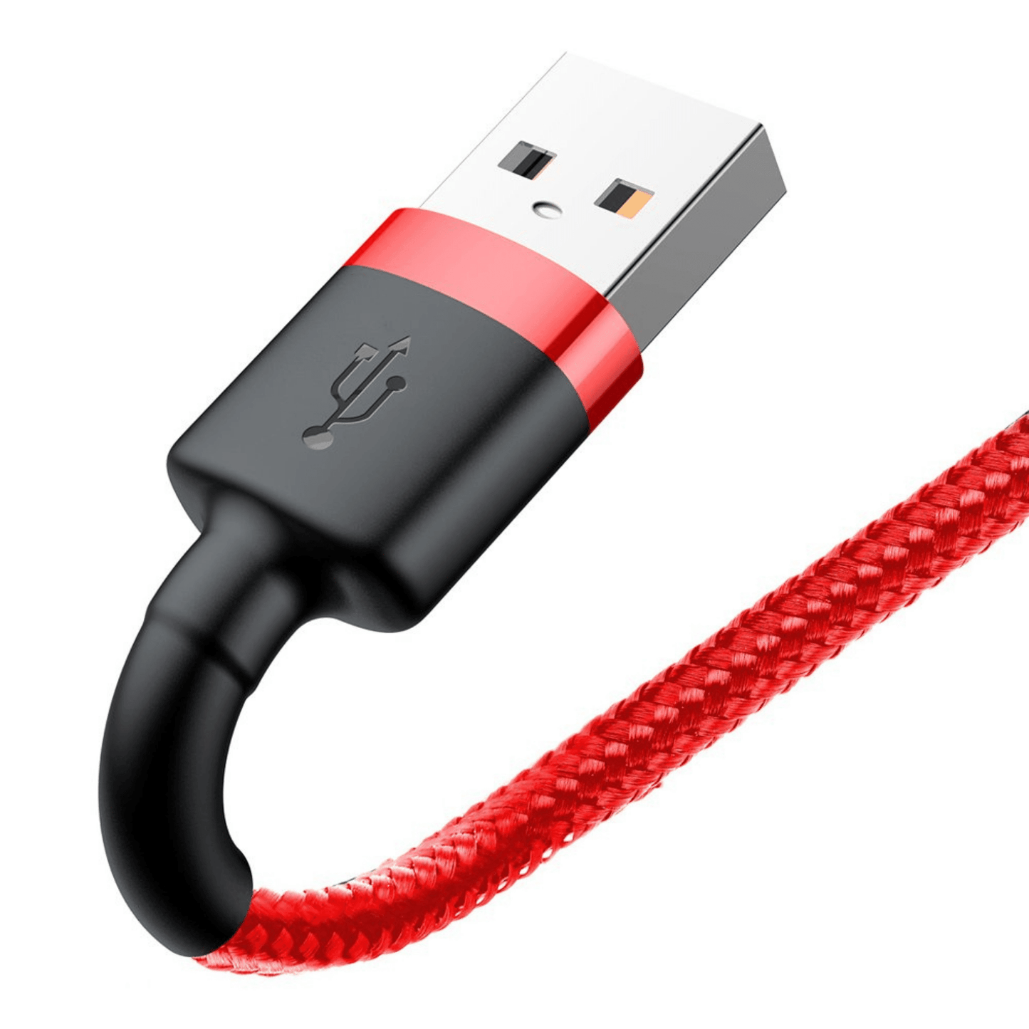 Baseus - (2m) Lightning zu USB-A Ladekabel Datenkabel Cafule Serie - Rot - Pazzar.ch