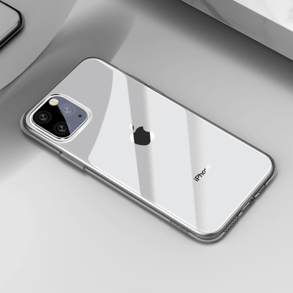 Baseus - iPhone 11 Pro Back Cover TPU Silikon Simple Series Schutzhülle - Transparent - Pazzar.ch