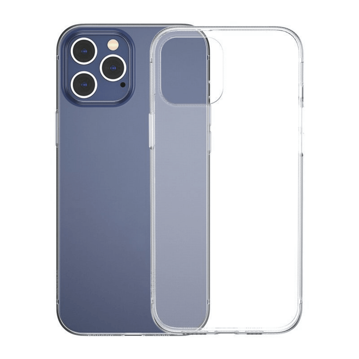 Baseus - iPhone 12 / iPhone 12 Pro Simple Series Case Silikon TPU Schutzhülle - Transparent - Pazzar.ch