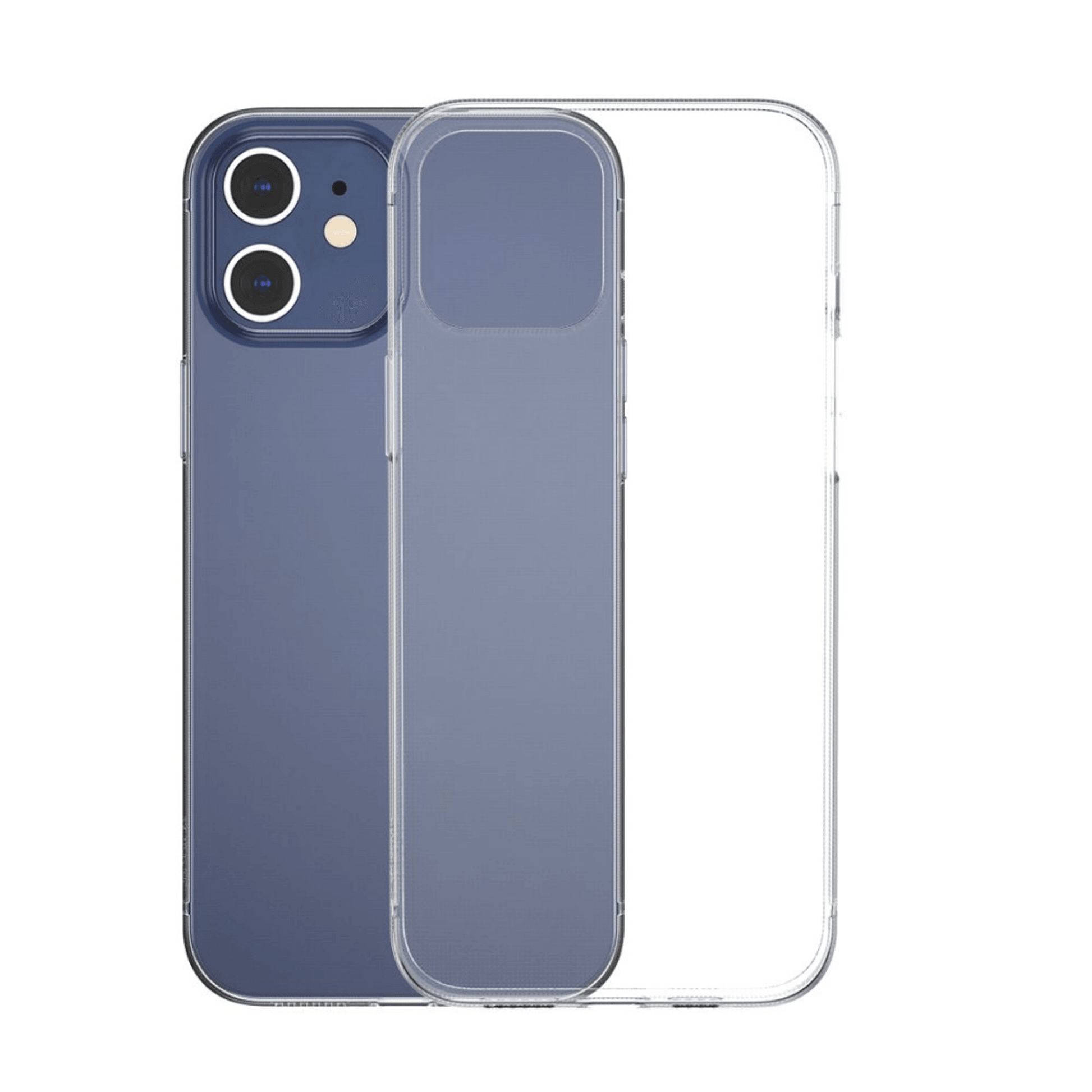 Baseus - iPhone 12 Mini Simple Series Case Silikon TPU Schutzhülle - Transparent