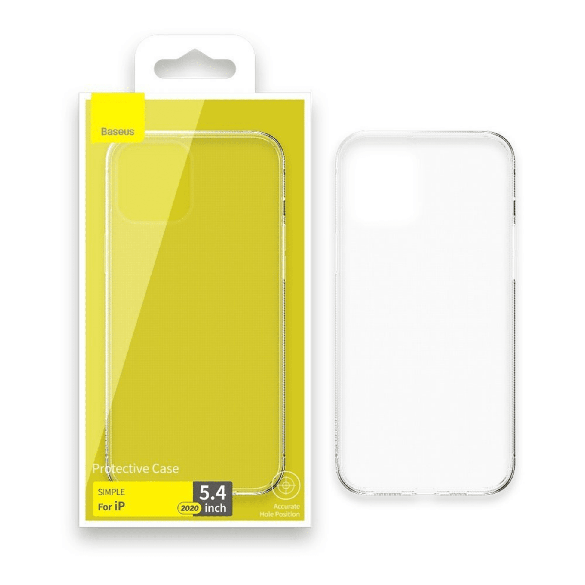 Baseus - iPhone 12 Mini Simple Series Case Silikon TPU Schutzhülle - Transparent